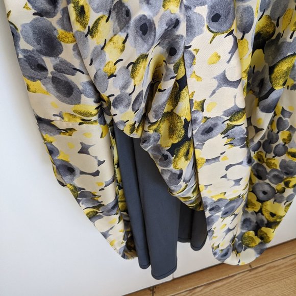 Yellow and gray floral maxi dress from Modcloth - Picture 5 of 7